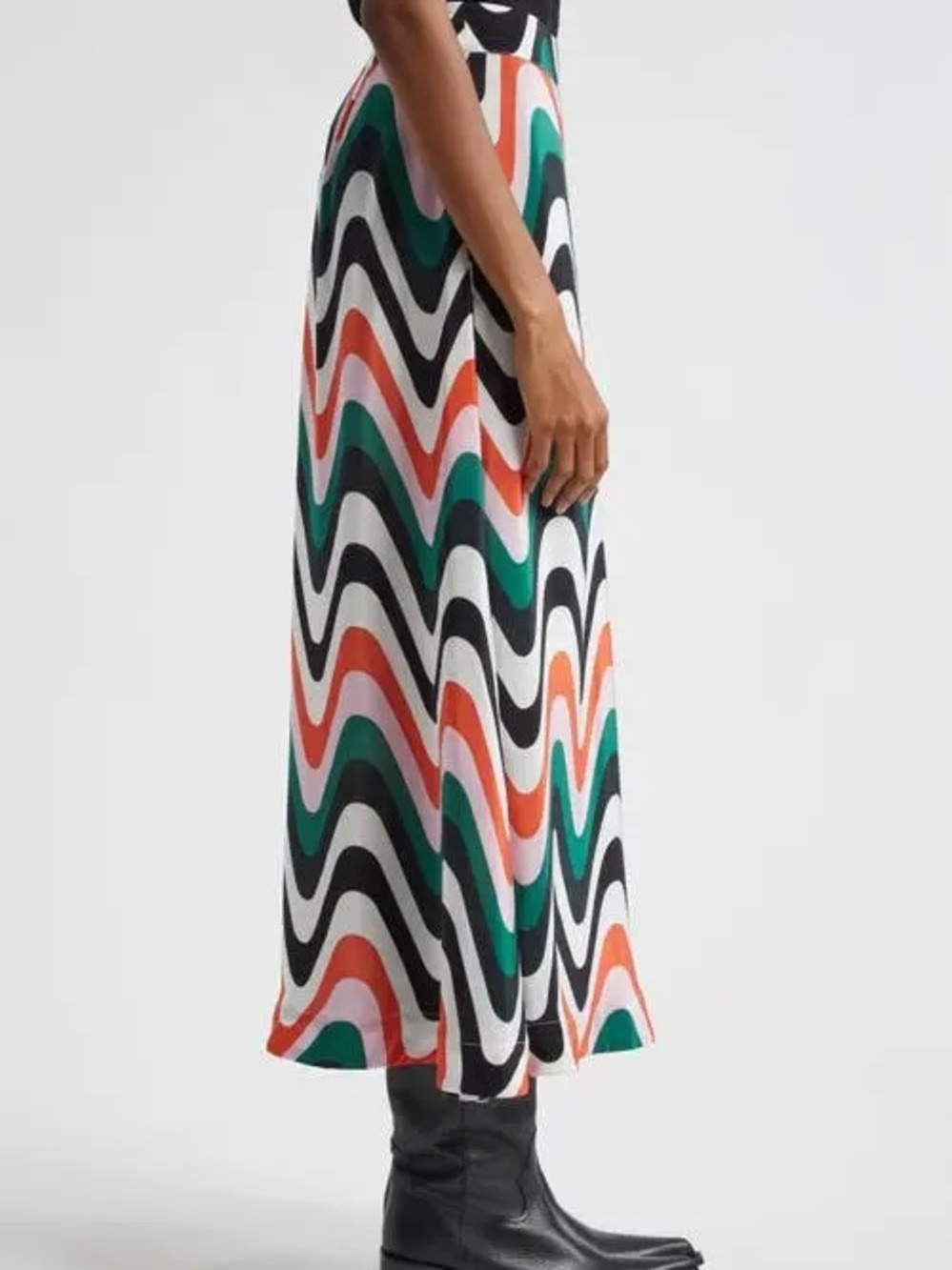 Farm Rio: Wave Gradient Midi Skirt - Picture 4 of 10